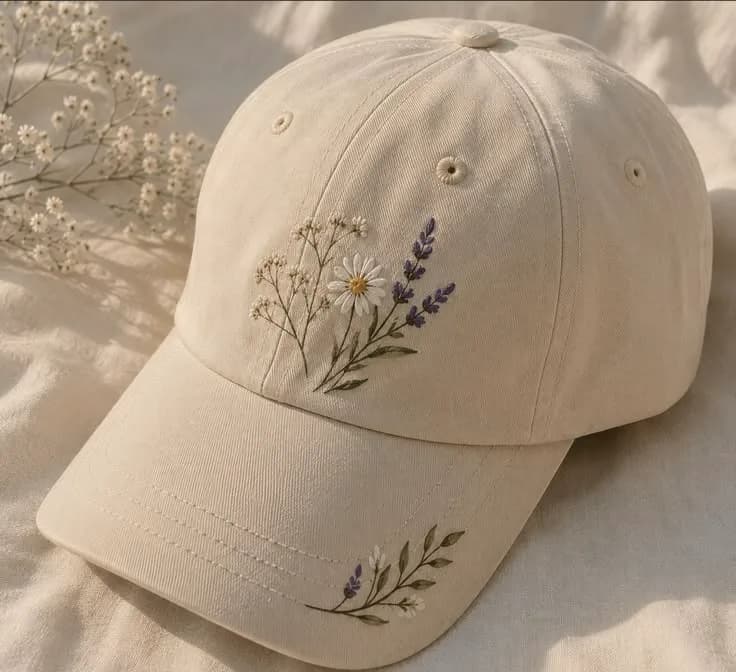 Topi (Baseball / Bucket Hat) Bordir